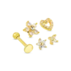 Bijou Brigitte Ensemble de piercings - Shiny Garden Clearance