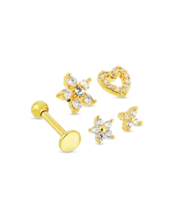 Bijou Brigitte Ensemble de piercings - Shiny Garden Clearance