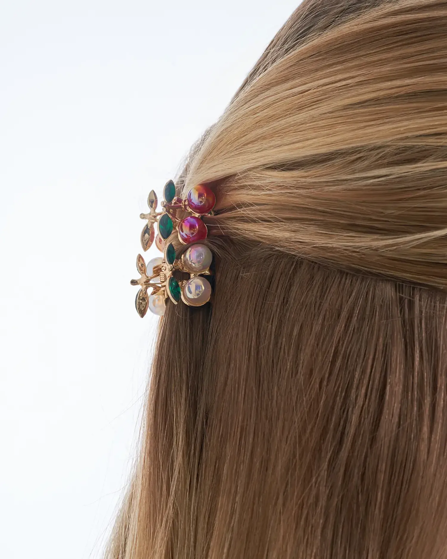 Bijou Brigitte Ensemble de pinces á cheveux - Cherry Duo Clearance