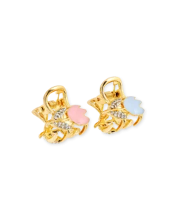 Bijou Brigitte Ensemble de pinces á cheveux - Sparkly Flower Hot