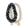 Bijou Brigitte Ensemble d’élastiques pour cheveux - Shiny Pearls Discount