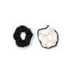 Bijou Brigitte Ensemble d'élastiques pour cheveux - Black White Sale