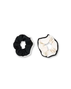 Bijou Brigitte Ensemble d'élastiques pour cheveux - Black White Sale