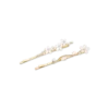 Bijou Brigitte Ensemble d'épingles à cheveux - White Flowers Discount