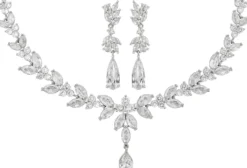 Bijou Brigitte Ensemble - Floral Zirconia Discount