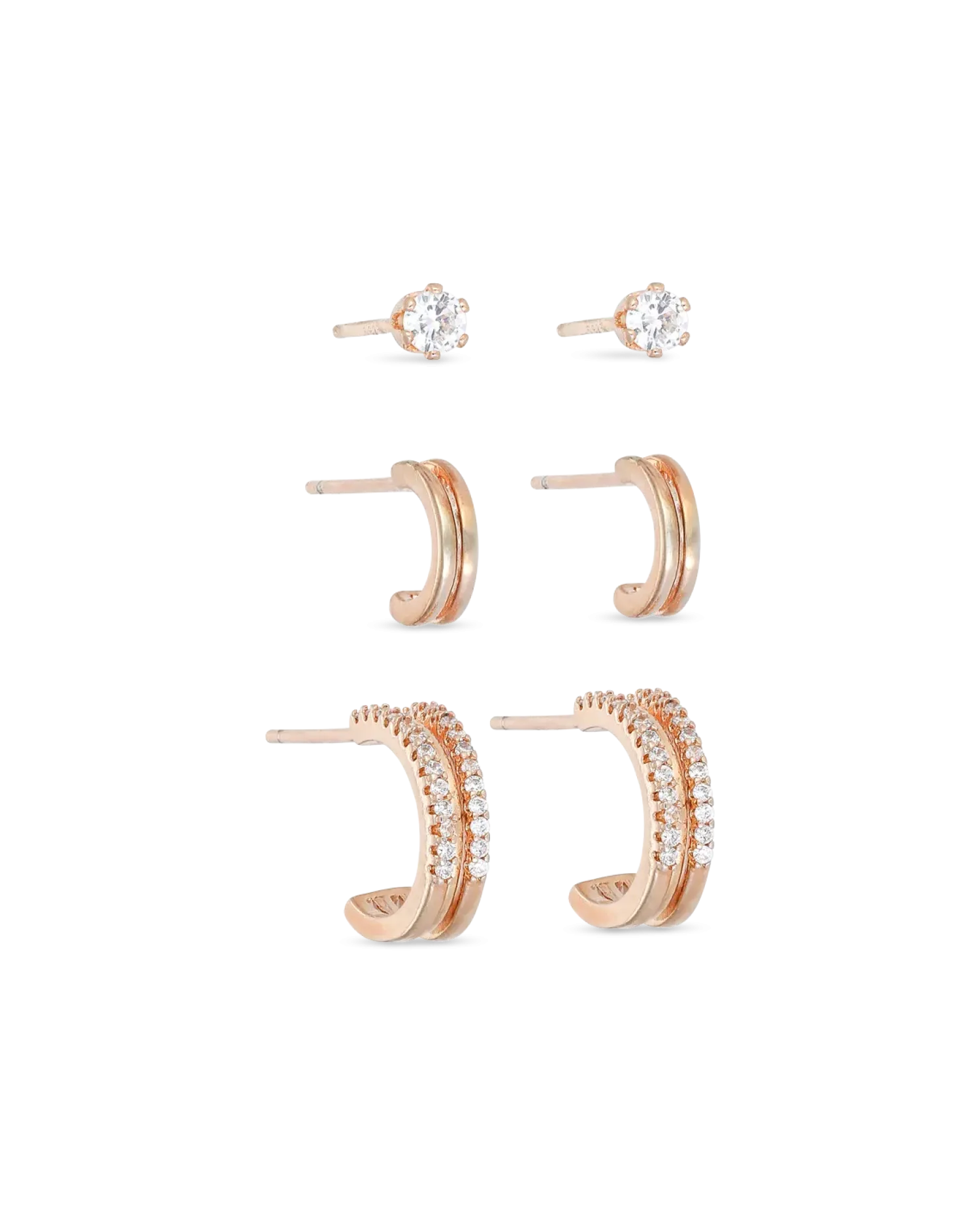 Bijou Brigitte Ensemble pour les oreilles - Rosé Chic Discount