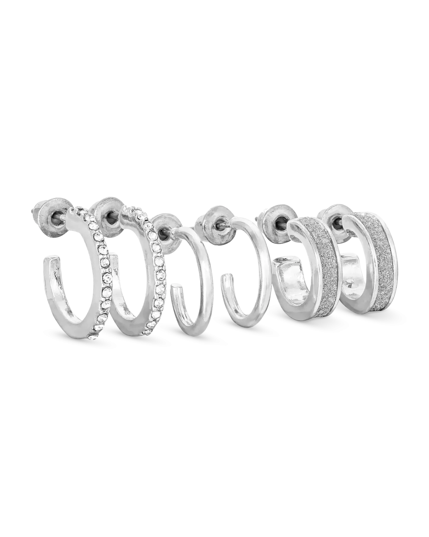 Bijou Brigitte Ensemble pour les oreilles- Silver Glimmer Discount