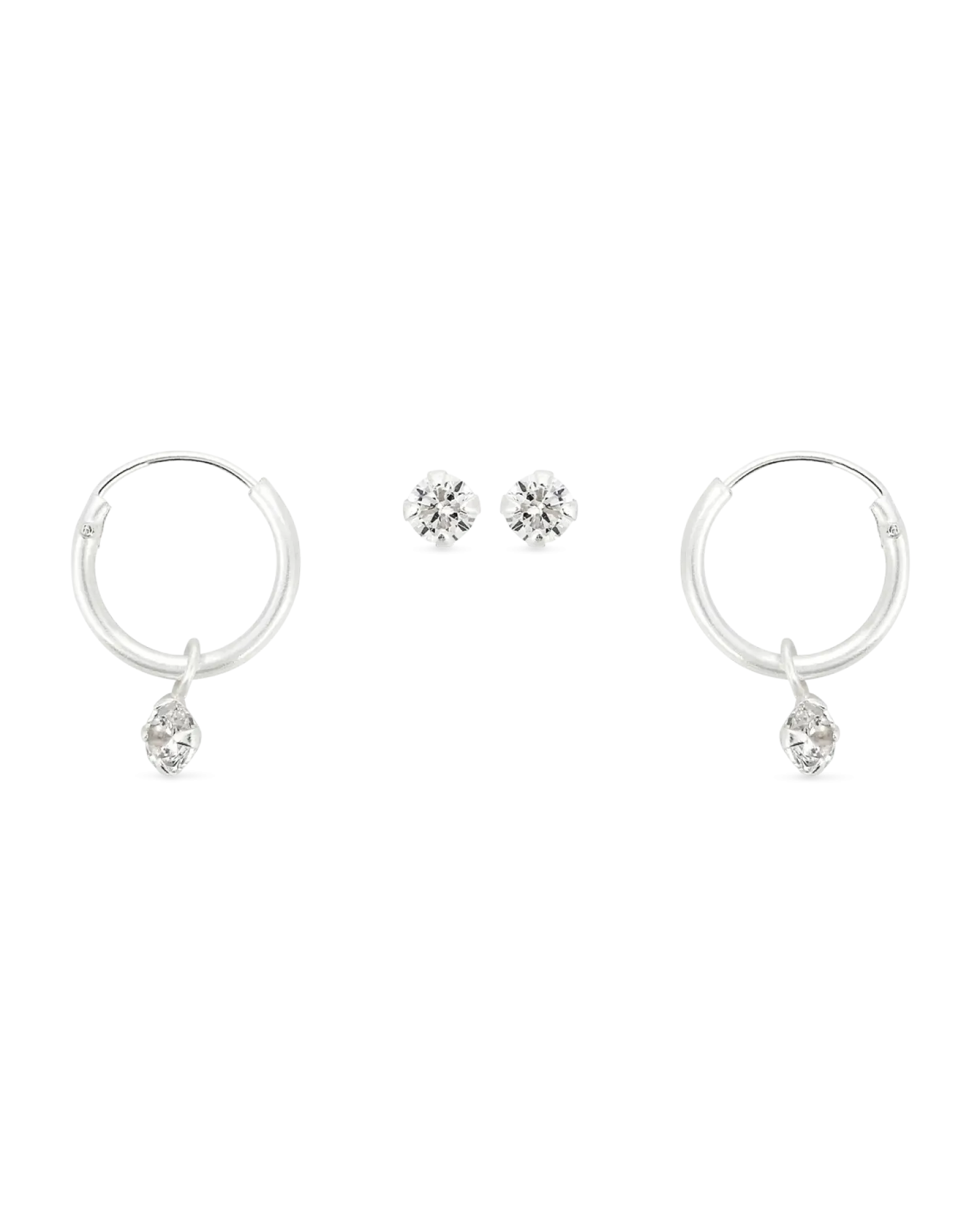 Bijou Brigitte Ensemble pour oreilles - Hanging Zirconia Hot