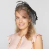 Bijou Brigitte Fascinator - Black Beauty Clearance