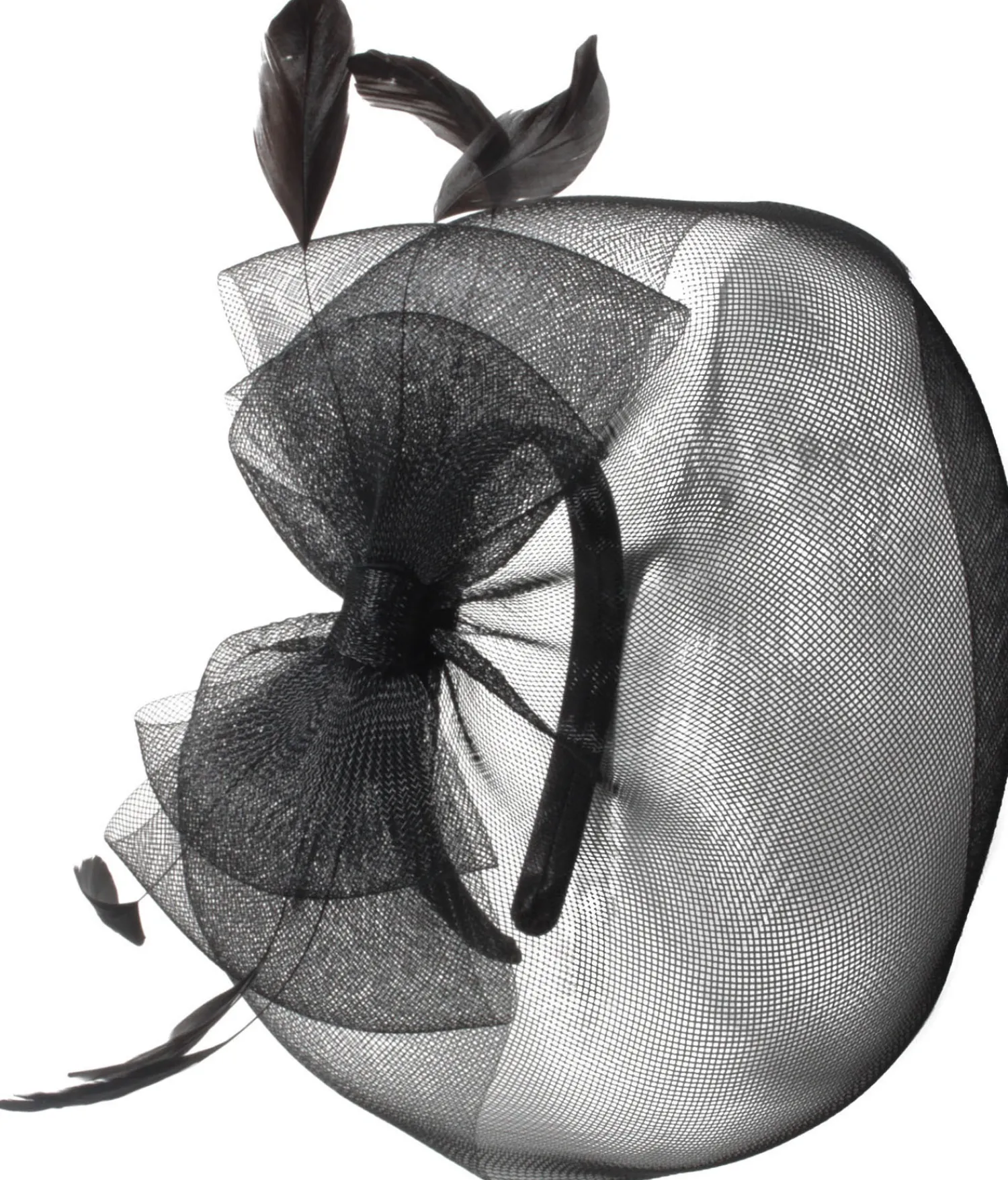 Bijou Brigitte Fascinator - Black Beauty Clearance