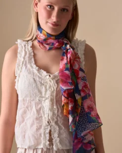 Bijou Brigitte Foulard - Bloomy Navy Outlet