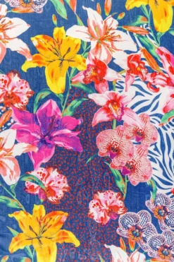 Bijou Brigitte Foulard - Bloomy Navy Outlet