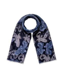 Bijou Brigitte Foulard - Blue Paisley Hot
