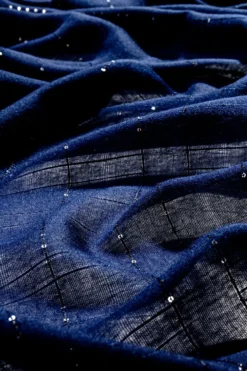 Bijou Brigitte Foulard - Blue Sequins Clearance