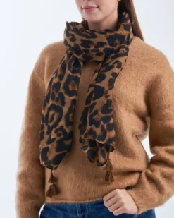 Bijou Brigitte Foulard - Brown Safari Clearance