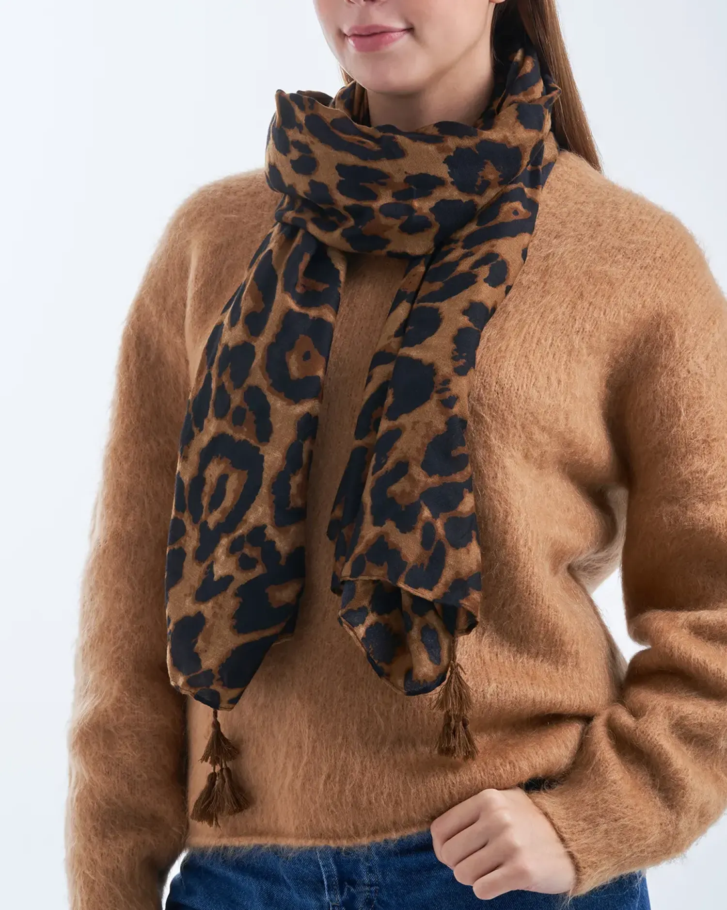 Bijou Brigitte Foulard - Brown Safari Clearance