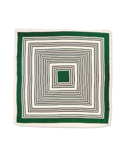 Bijou Brigitte Foulard - Geometric Green Outlet