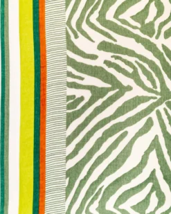 Bijou Brigitte Foulard - Green Pattern Hot