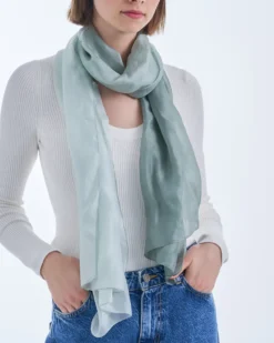 Bijou Brigitte Foulard - Green Silk New