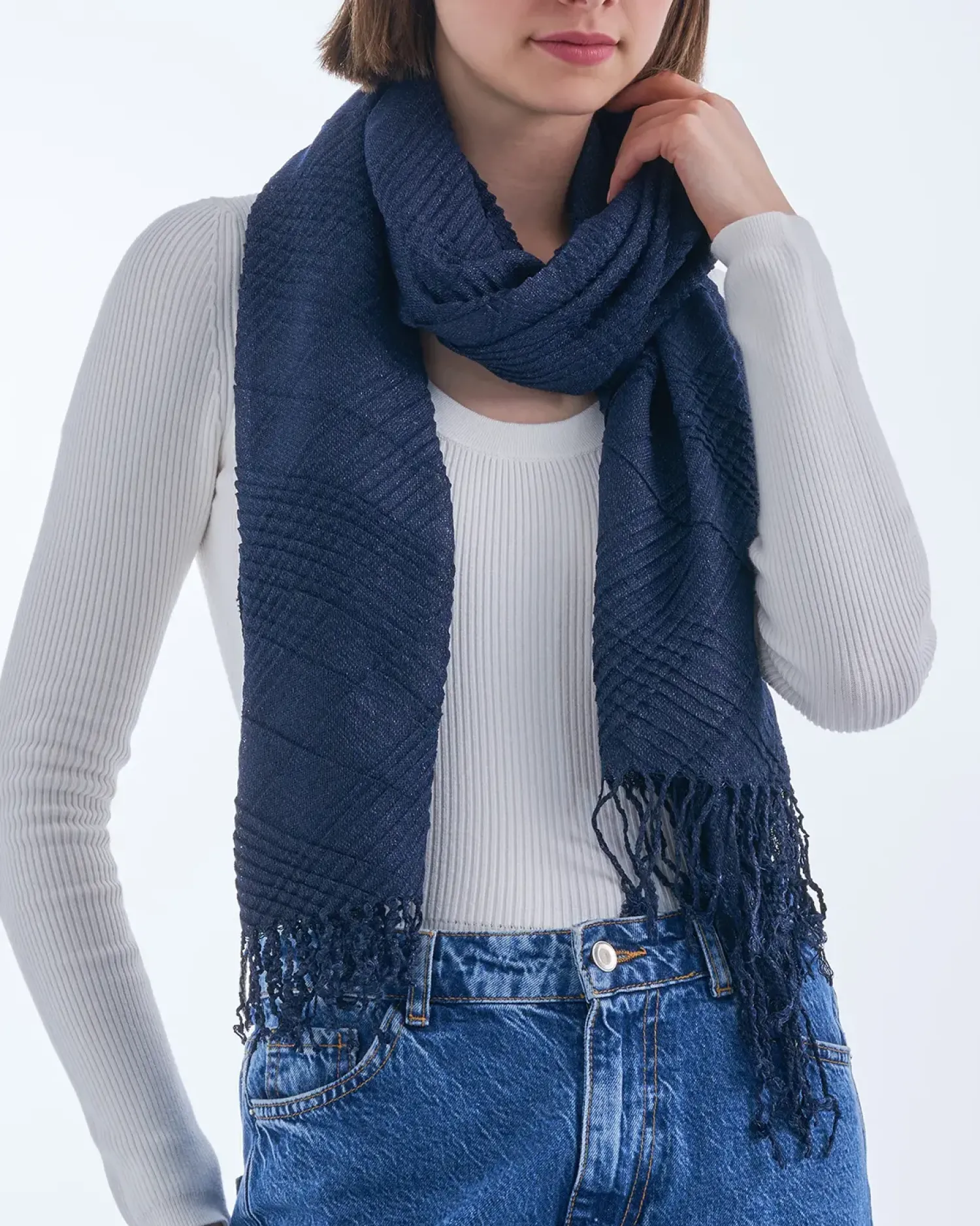 Bijou Brigitte Foulard - Navy Elegance Outlet