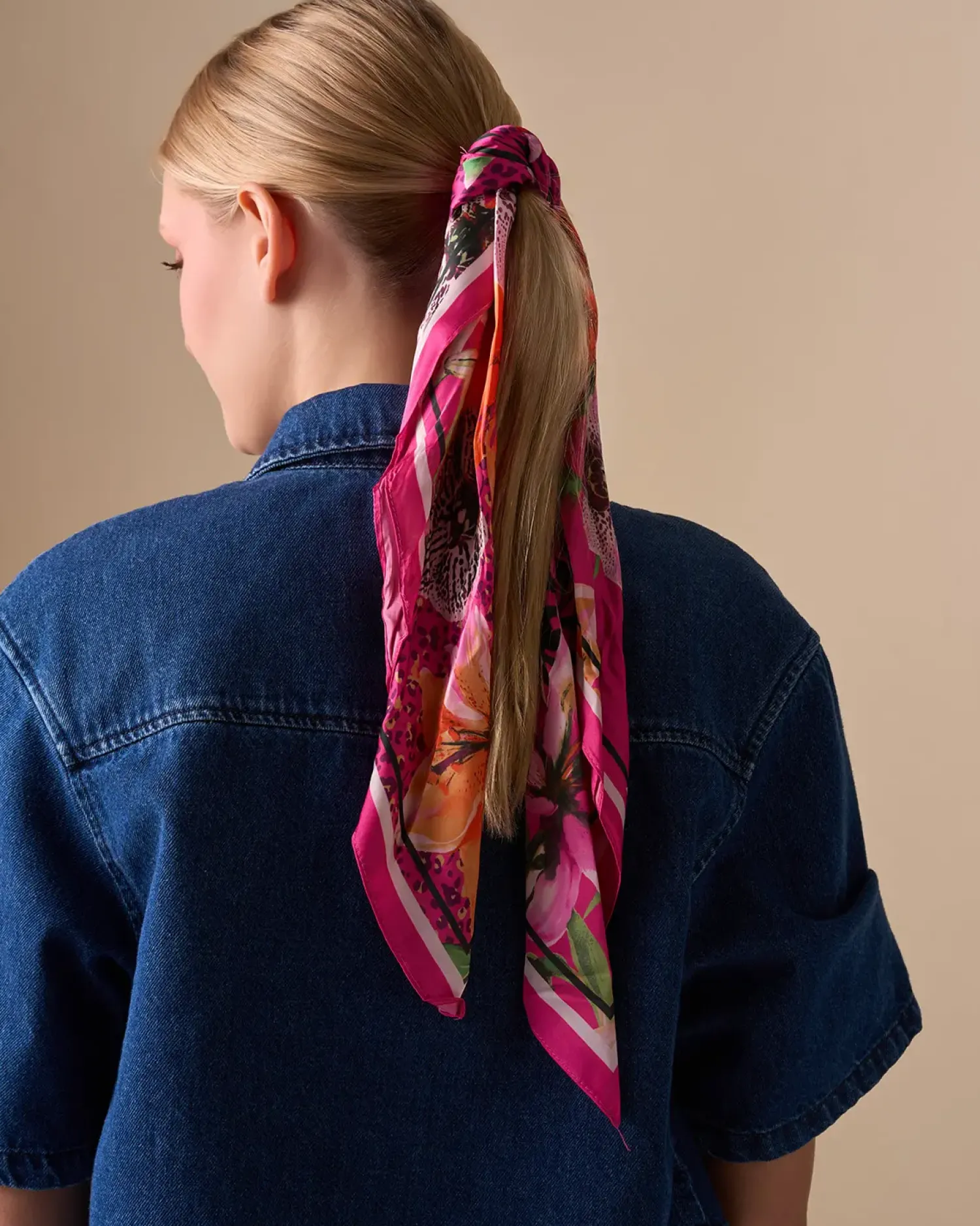 Bijou Brigitte Foulard - Pink Dreams Discount