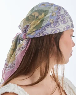 Bijou Brigitte Foulard - Purple Boho Discount