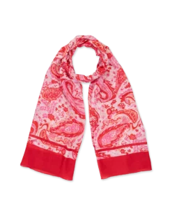 Bijou Brigitte Foulard - Red Paisley Best