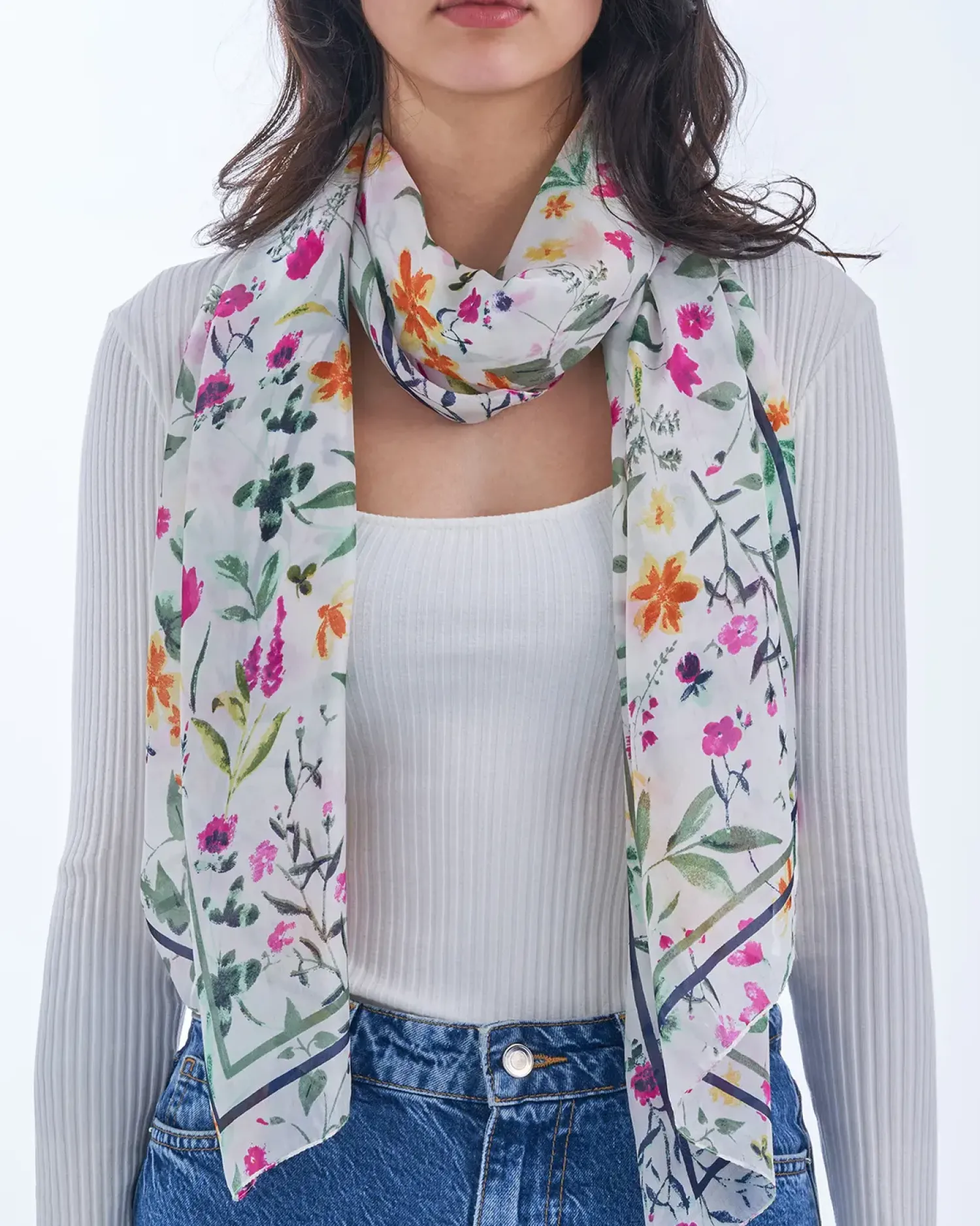 Bijou Brigitte Foulard - Spring Flowers New