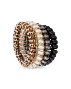 Bijou Brigitte Élastiques pour cheveux - Set marron Hot