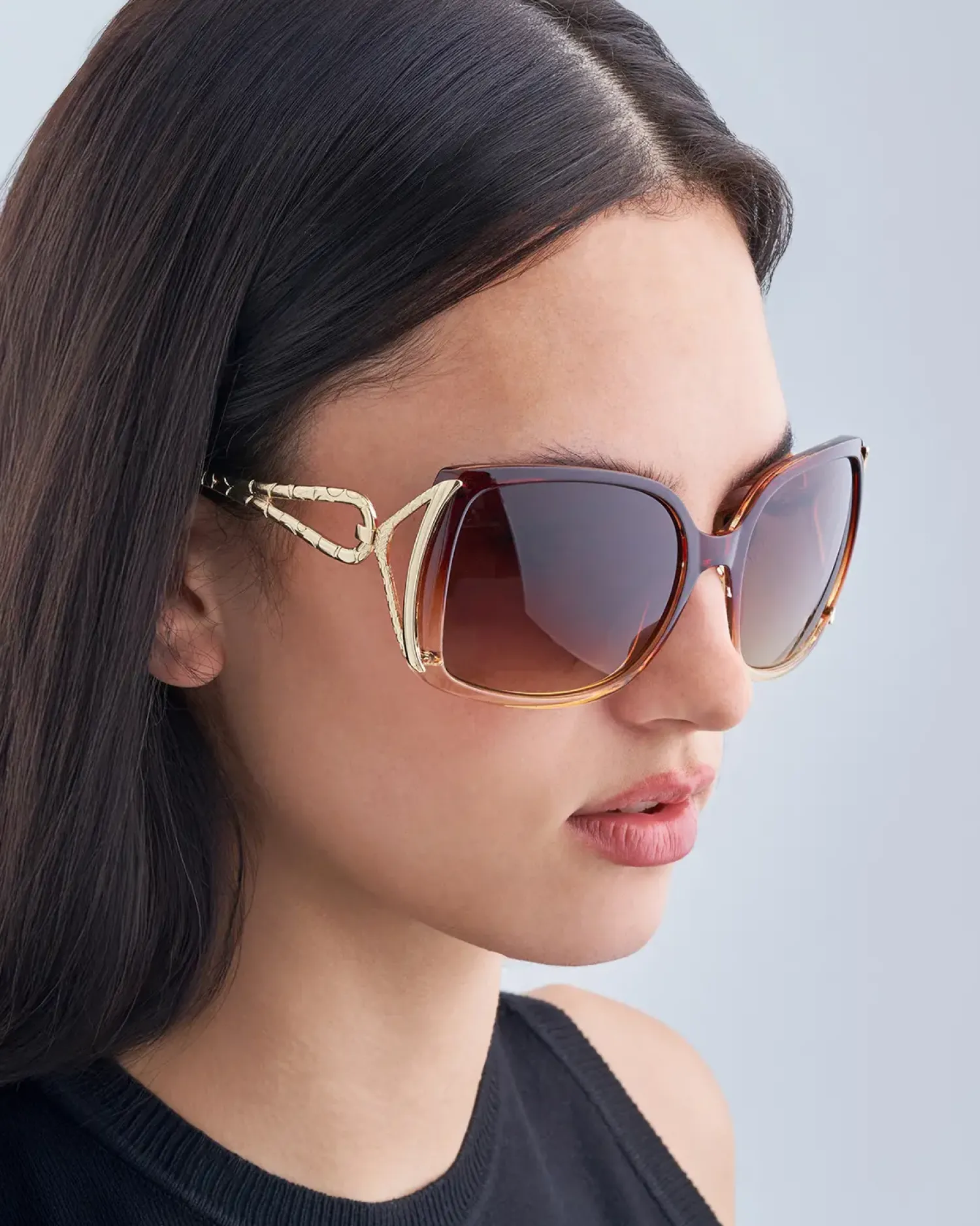 Bijou Brigitte Lunettes de soleil - Brown Details New