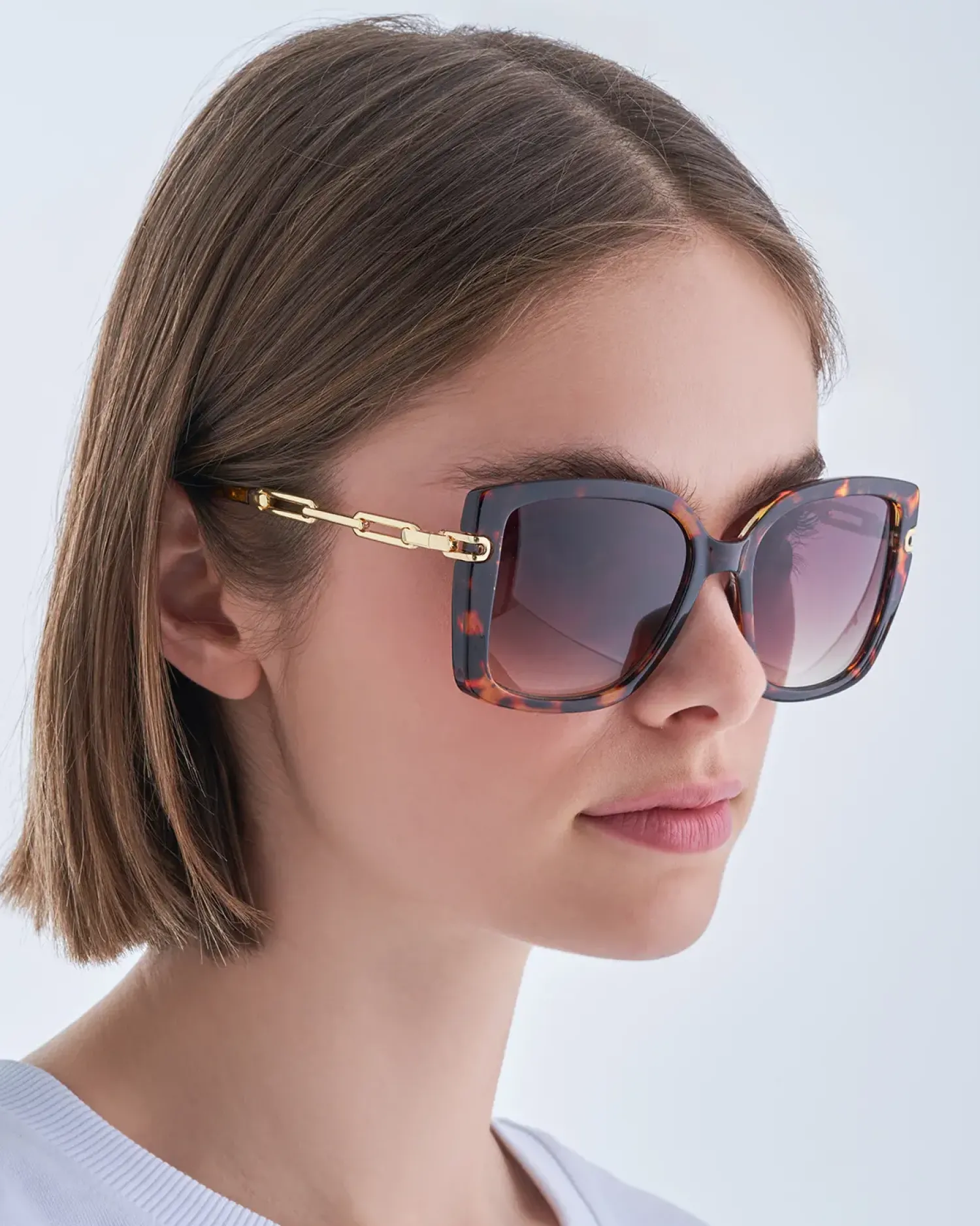 Bijou Brigitte Lunettes de soleil - Brown Gold Outlet