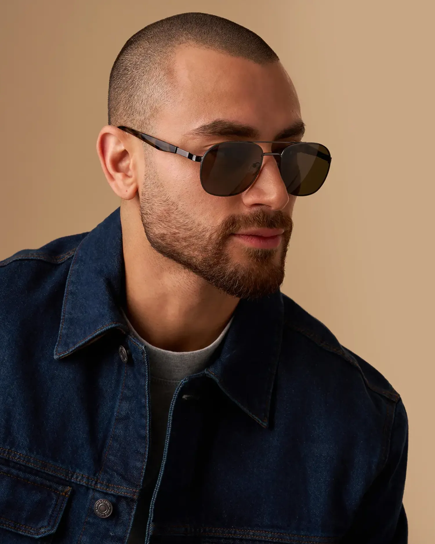 Bijou Brigitte Lunettes de soleil pour hommes - Dark Glass Best