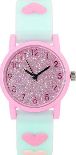Bijou Brigitte Montre pour enfants - Pink Glitter Clearance