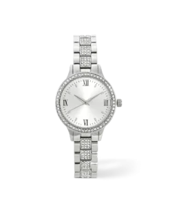 Bijou Brigitte Montre pour femmes - Silver Elegance Best