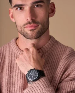 Bijou Brigitte Montre pour homme - Black Wall Online
