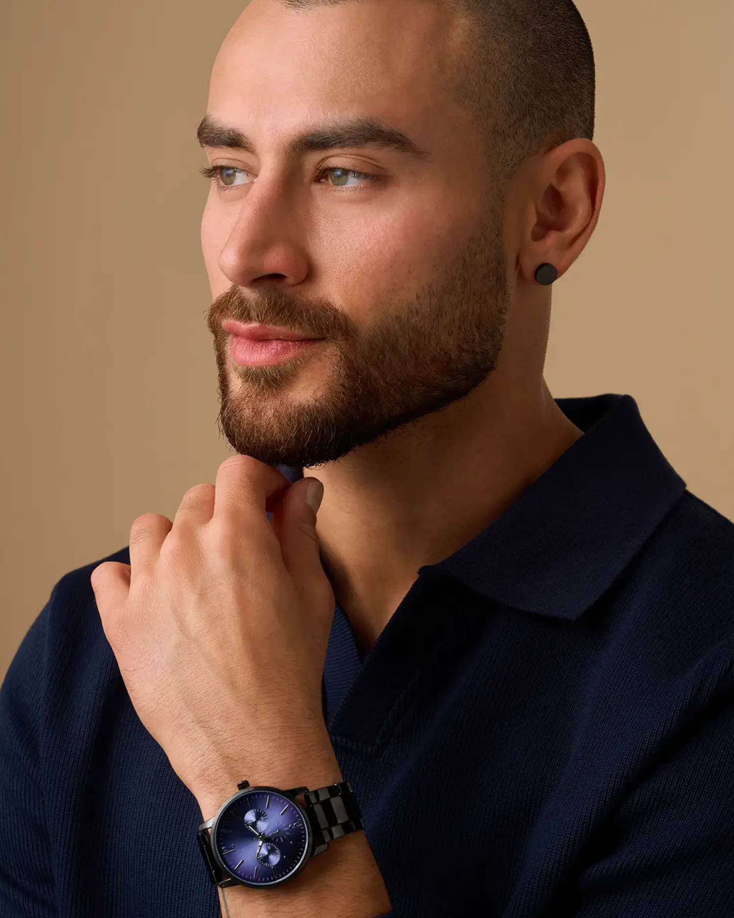 Bijou Brigitte Montre pour homme - Classic Black Hot