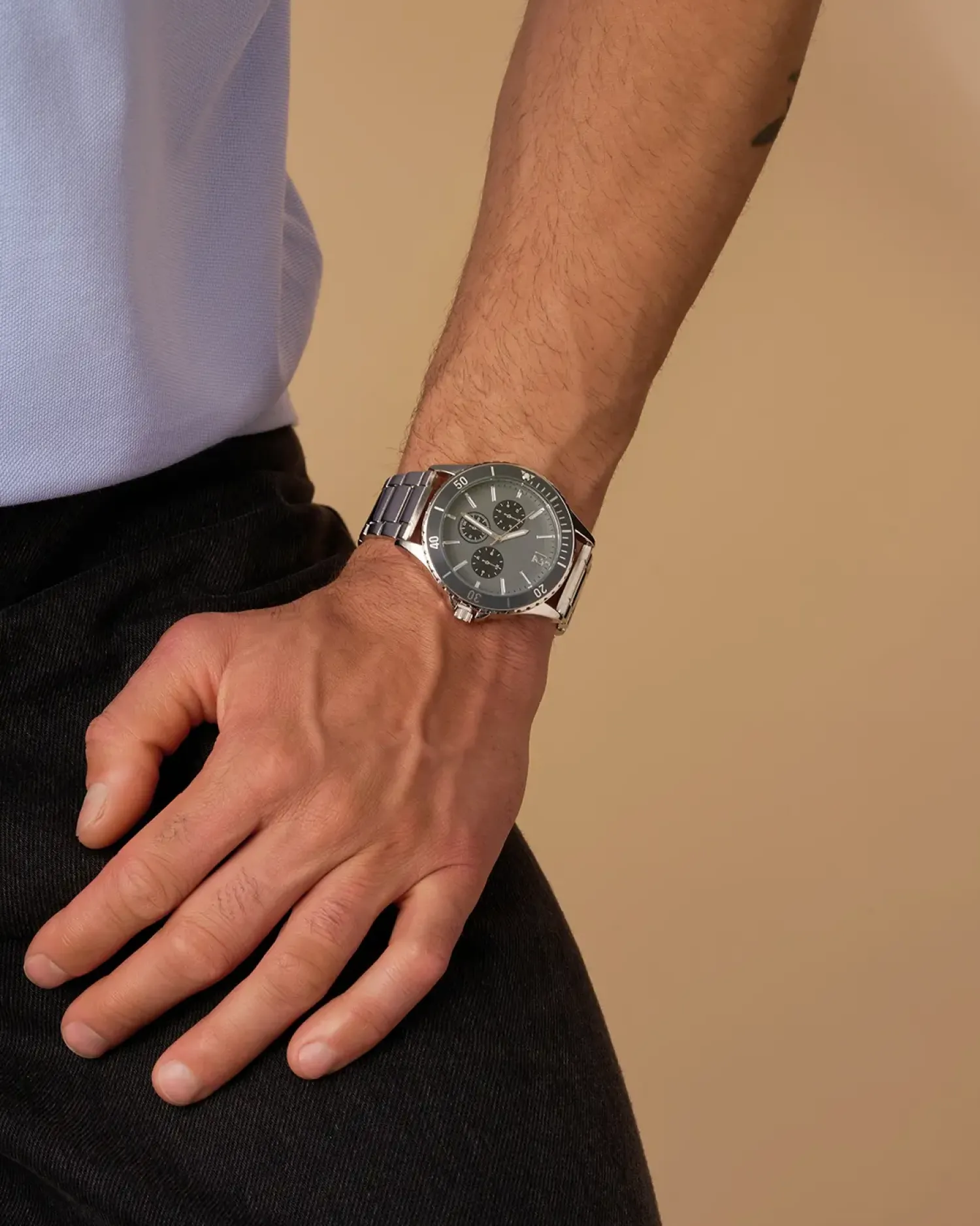 Bijou Brigitte Montre pour homme - Classic Grey Outlet