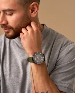 Bijou Brigitte Montre pour homme - Dark Green Online