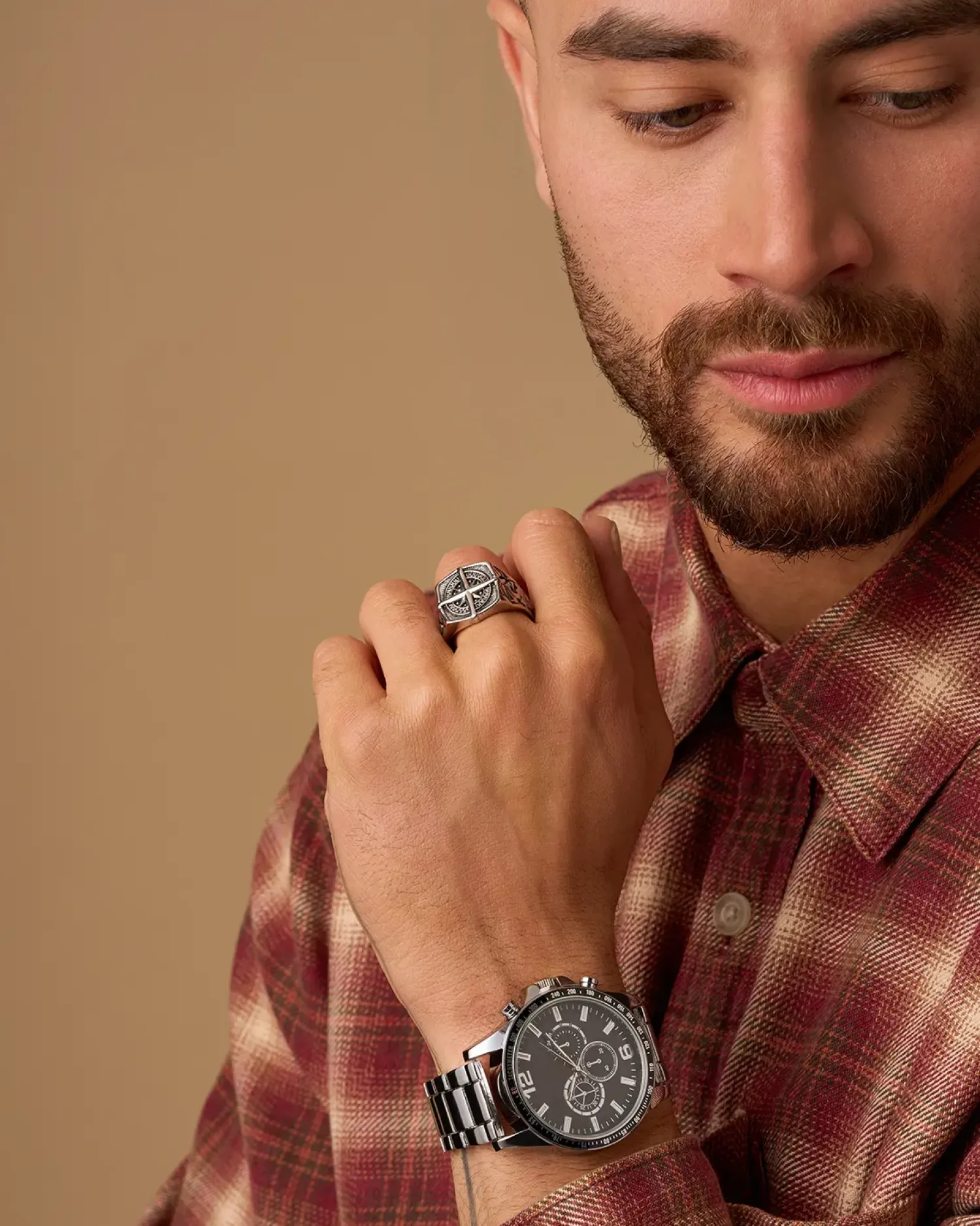 Bijou Brigitte Montre pour homme - Royal Black Hot
