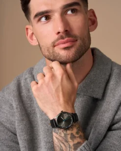 Bijou Brigitte Montre pour homme - Smoky Black Hot