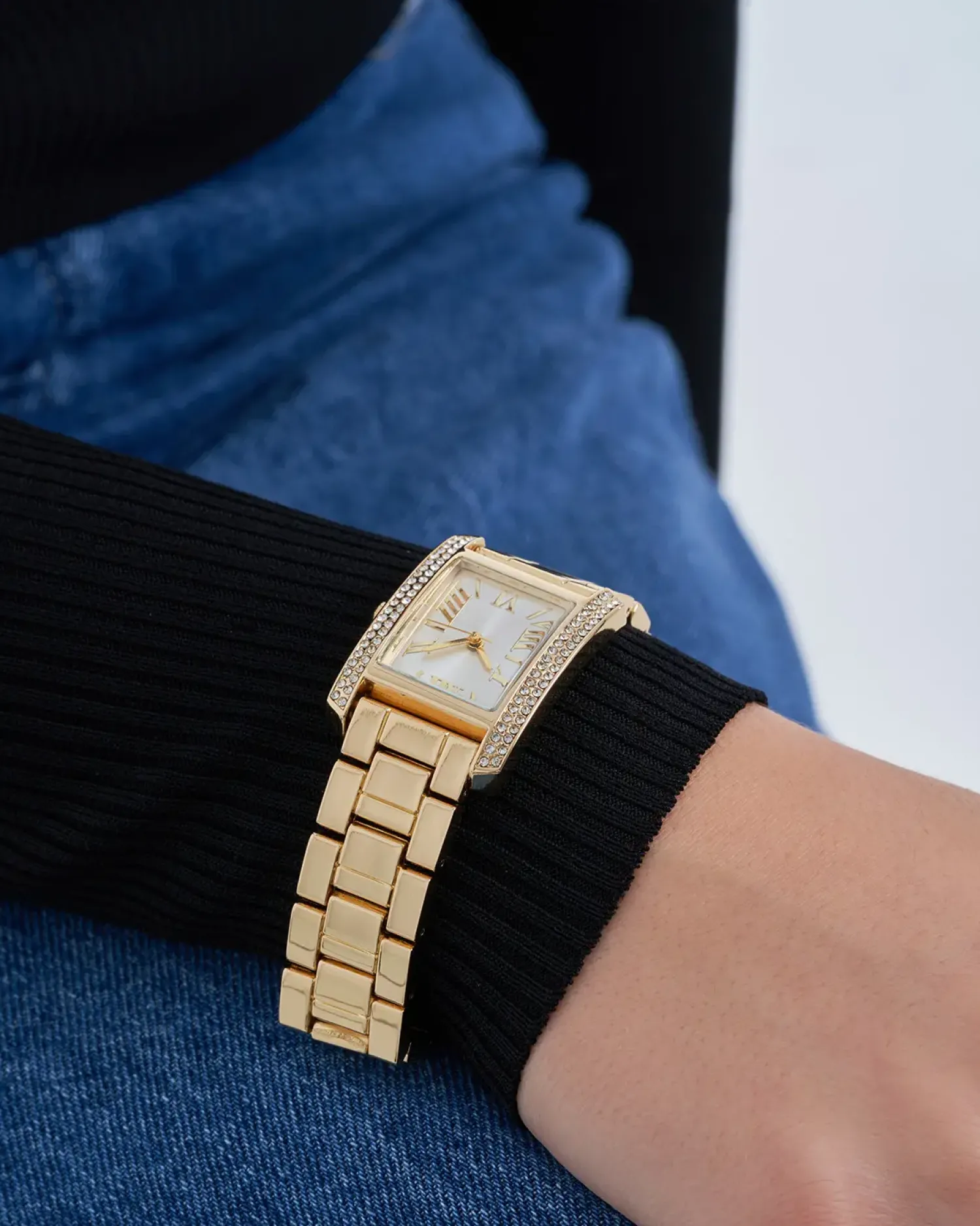 Bijou Brigitte Montre - Shiny Rectangle Clearance