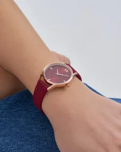 Bijou Brigitte Montre - Simple Burgundy