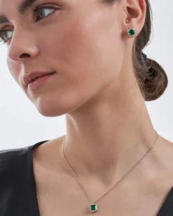 Bijou Brigitte Parure de bijoux - Emerald Zirkonia Discount