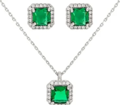Bijou Brigitte Parure de bijoux - Emerald Zirkonia Discount
