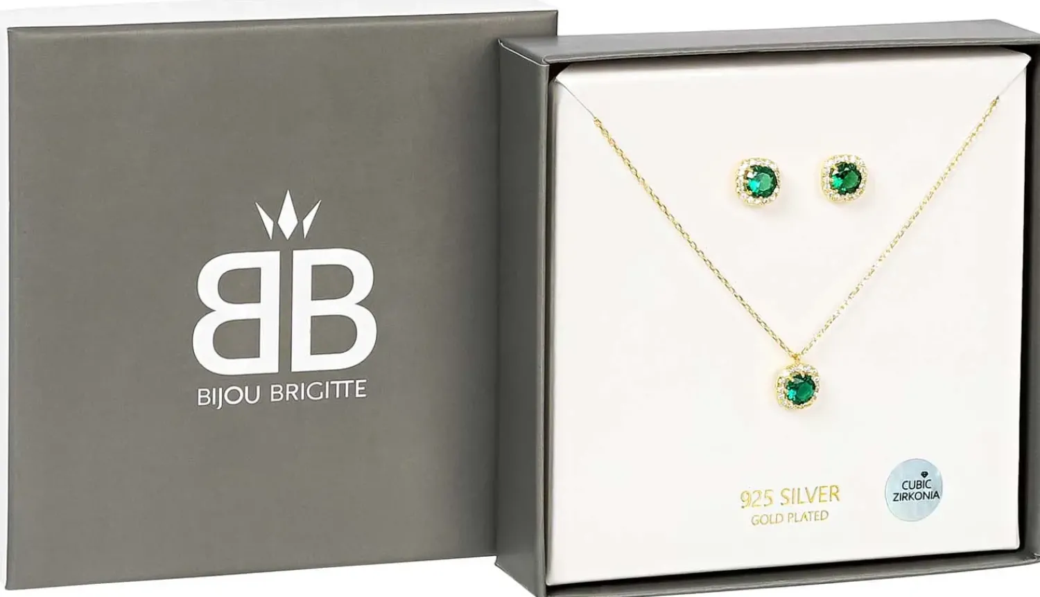 Bijou Brigitte Parure de bijoux - Enticing Emerald Hot