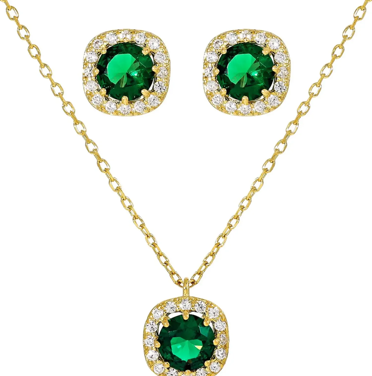 Bijou Brigitte Parure de bijoux - Enticing Emerald Hot