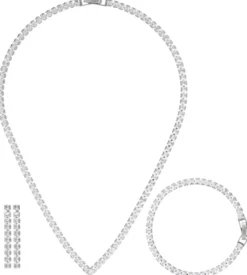 Bijou Brigitte Parure de bijoux - Icy Silver Discount