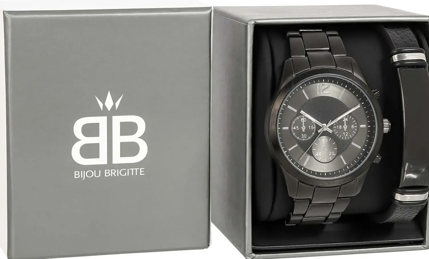 Bijou Brigitte Parure de bijoux pour homme - Fierce Black
