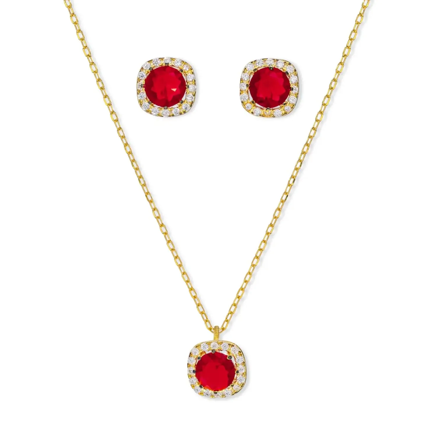 Bijou Brigitte Parure de bijoux - Red Passion Sale