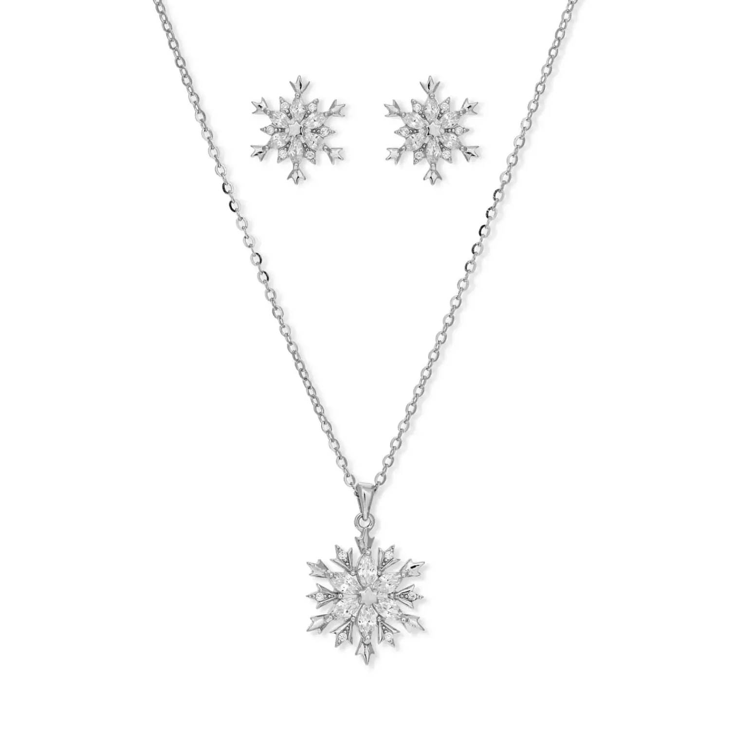 Bijou Brigitte Parure de bijoux - Silver Snow Discount